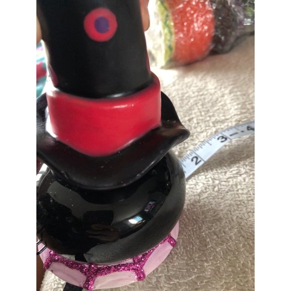 Spider Halloween candle and holder - Picture 3 of 3